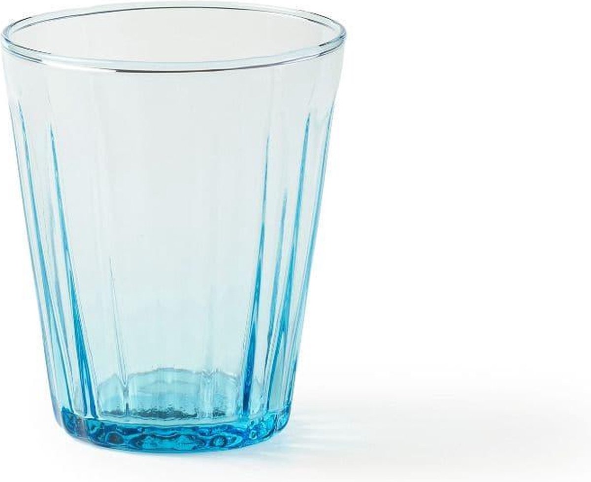 Bitossi - Waterglas Lucca Light Blue (set van 6) - Waterglazen
