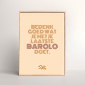 Poster A3 - Wijn - Laatste barolo