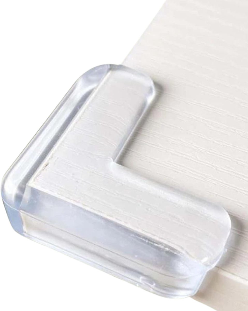 Veiligheidshoekbeschermerset, voor kinderen en baby's, 4 stuks, hoekbeschermers, zwart, voor babybestendige randen/tafelbeschermer, zwart, sterke lijm