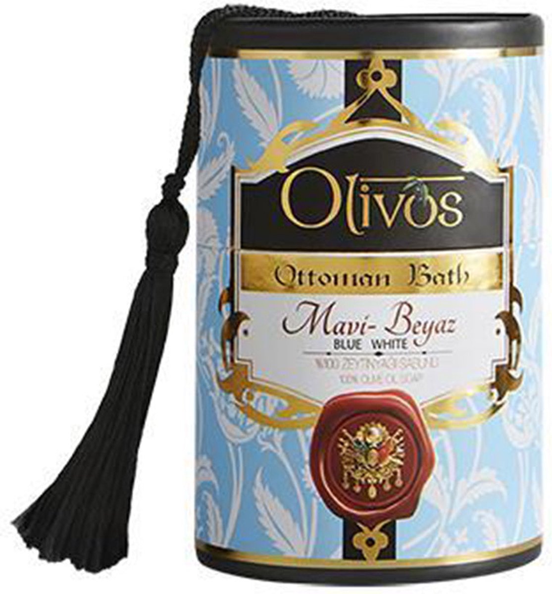 Goedkoopste Olivos Ottoman Bath Blue-White