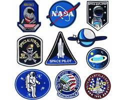 Rainbecom - 10 delige set - Patches - Strijk Embleem - stof & strijk applicatie