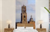 Behang - Fotobehang Domtoren - Nederland - Utrecht - Breedte 120 cm x hoogte 240 cm