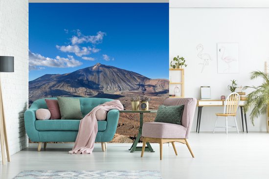 Papier peint Papier peint photo Tenerife - Grand volcan espagnol sur Tenerife largeur 260 cm x hauteur 260 cm - Impression photo sur papier peint vinyle (disponible en 7 formats) - chambre/séjour/bureau