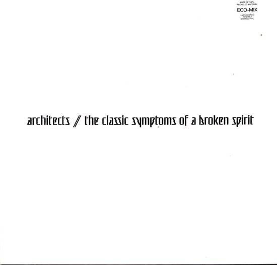 Architects - The Classic Symptoms Of A Broken Spirit (Random Eco-Mix Vinyl)