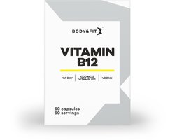 Body & Fit Vitamine B12 - 1000 mcg - Vegan Vitamine B - 60 Capsules