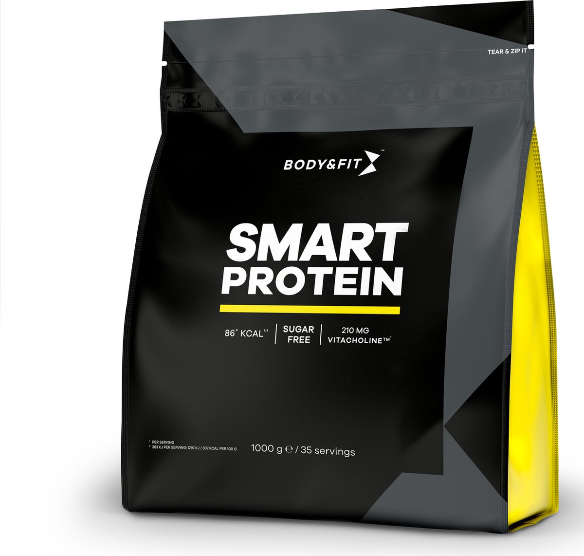 Goedkoopste Body & Fit Smart Protein Eiwitpoeder - Proteine Poeder - Eiwitshakes - Stracciatella - 35 shakes (1 kg