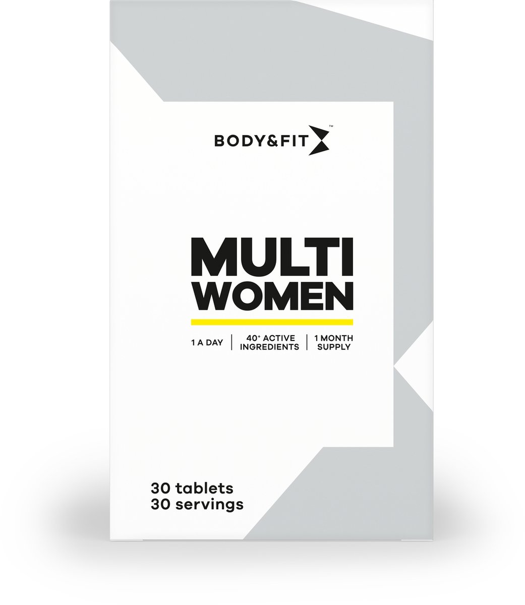 Hoes Vijandig Automatisch Body & Fit Multi Women - Multivitamine Vrouw - Voedingssupplement voor  Vrouwen - 30... | bol.com
