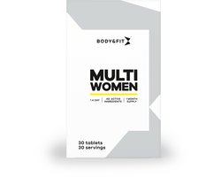 Body & Fit Multi Women - Multivitamine Vrouw - Voedingssupplement voor Vrouwen - 30 Tabletten