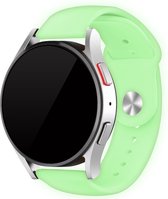 Strap-it Smartwatch bandje 22mm - lichtgevend / glow in the dark bandje geschikt voor Samsung Galaxy Watch 3 45mm / Galaxy Watch 46mm / Gear S3 Classic & Frontier - Amazfit GTR 47mm / GTR 2 / GTR 3 & 3 Pro / GTR 4 - OnePlus Watch - lime