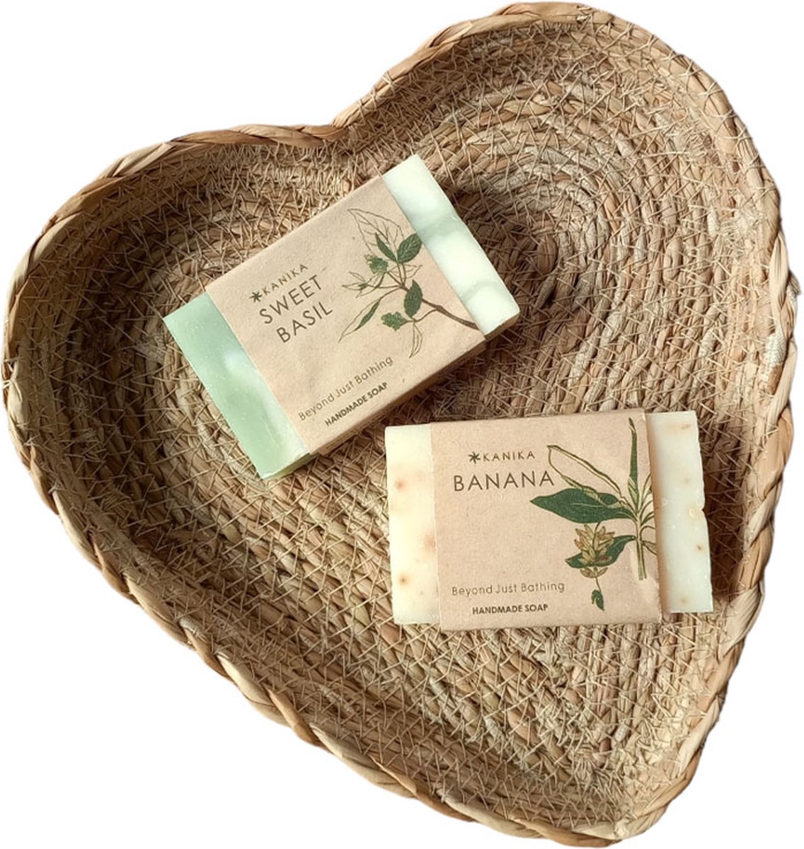 Goedkoopste Floz Design cadeau hartvorm - mandje met zeep - cadeau moederdag, valentijn, juffendag - fairtrade