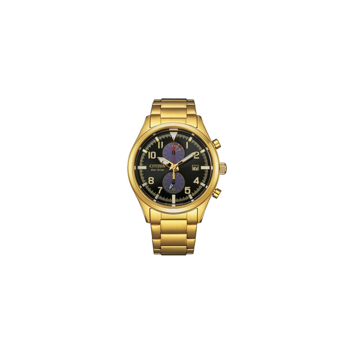 Citizen CA7022-87E Horloge - Staal - Goudkleurig - Ø 43 mm