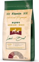 Fitmin Dog Medium Maxi Puppy Lam & Rund 12kg