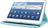 Geschikt voor Samsung galaxy tab E 9.6 hoesje 360 graden draaibare case turquoise