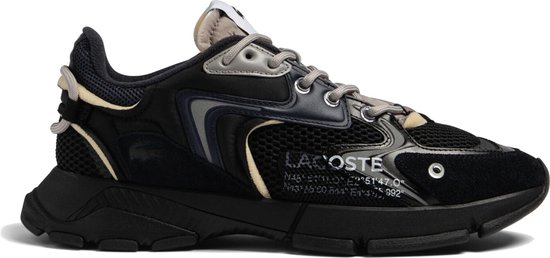 Lacoste L003 Neo Heren Sneakers - Zwart/Donkerblauw - Maat 47