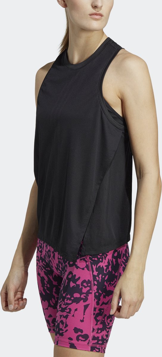 adidas Performance HIIT AEROREADY Quickburn Training Tanktop Dames Zwart