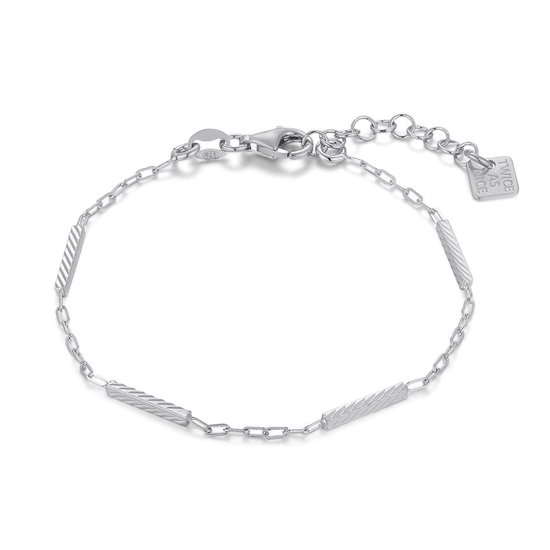 Armband met 2 verschillende ovale schakels - Ellen Beekmans