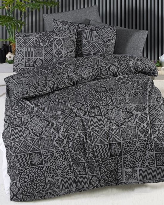 kofferbak grijs calcium Decoware® dekbedovertrek Tokyo zwart - katoen - 200x220 + 2st. 60x70 cm |  bol.com