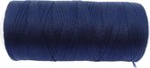 Macramé Koord - MARINE BLAUW / NAVY BLUE - #70 - Waxed Polyester Cord - Klos ca. 173mtr - 1mm Dik