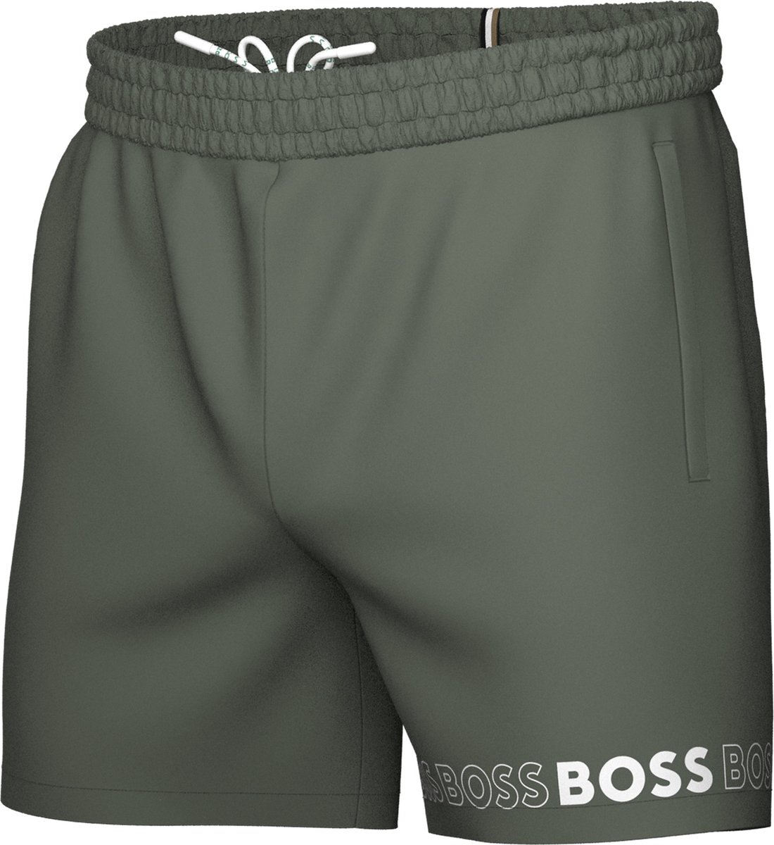 HUGO BOSS Dolphin swim shorts heren zwembroek groen Maat S