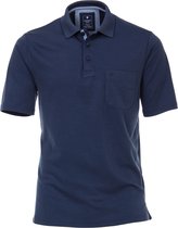 Redmond regular fit poloshirt - jeansblauw melange - Maat: 5XL