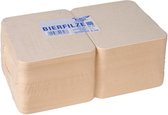 Specipack - Bierviltjes blanco vierkant - Pak met 100 stuks - 9,3 x 9,3 cm