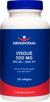 Orthovitaal - Visolie 500 mg EPA 18%/DHA 12% - 120 softgels - Vetzuren - voedingssupplement
