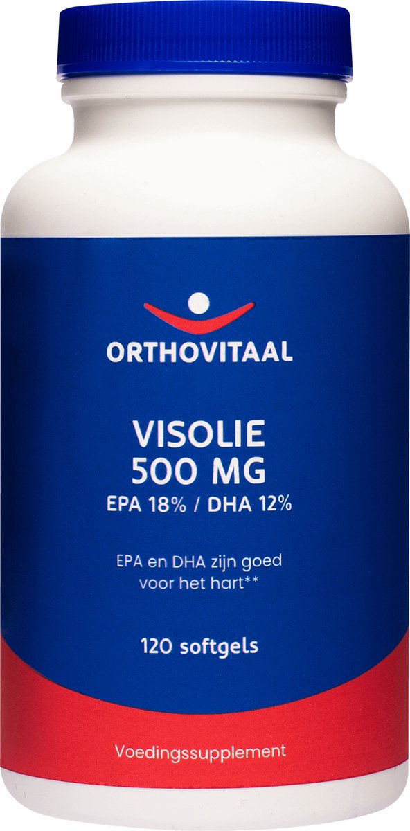 Goedkoopste Orthovitaal - Visolie 500 mg EPA 18 /DHA 12 - 120 softgels - Vetzuren - voedingssupplement