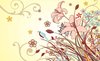 Fotobehang - Vlies Behang - Bloemen - Bloemenkunst - Ornament - 152,5 x 104 cm