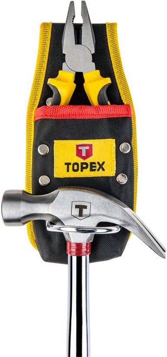 Hamerhouder voor timmergereedschap - Cordura - Zwart / geel