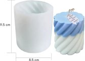 ZoeZo - Kaarsmal Cilinder L - Geometrisch - Kaars mallen - Siliconen mal - Zelf kaarsen maken - Gips & epoxy gieten - Zeep maken