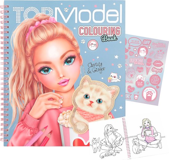 Topmodel - Créez votre maquillage Topmodel Coloring Book TOPModel by  Depesche