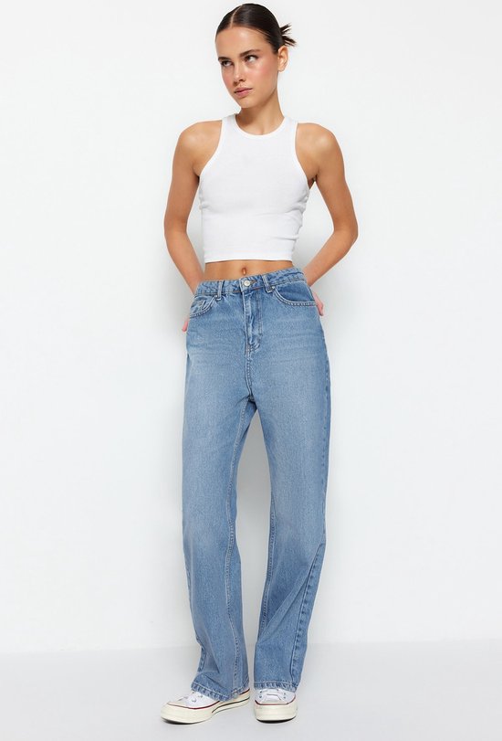 Jeans Jean large taille haute pour femme | bol.com