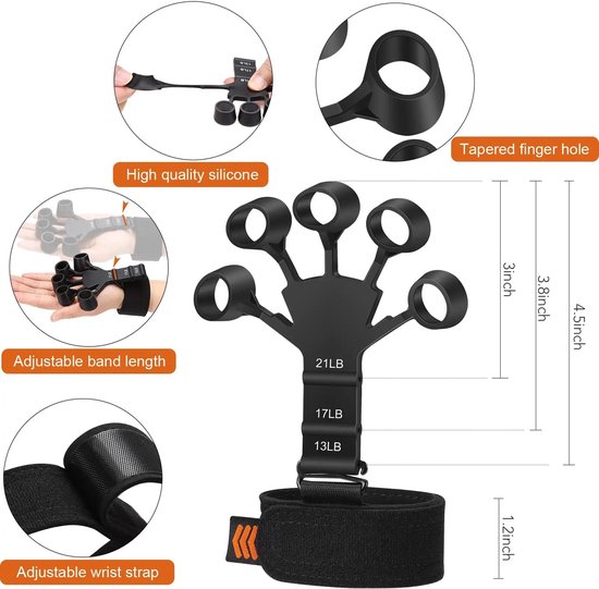 Iron Wrist Conic vingertrainer/handtrainer/onderarmtrainer