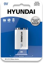 Hyundai Batteries - Super Alkaline 9V batterijen - 10 stuks