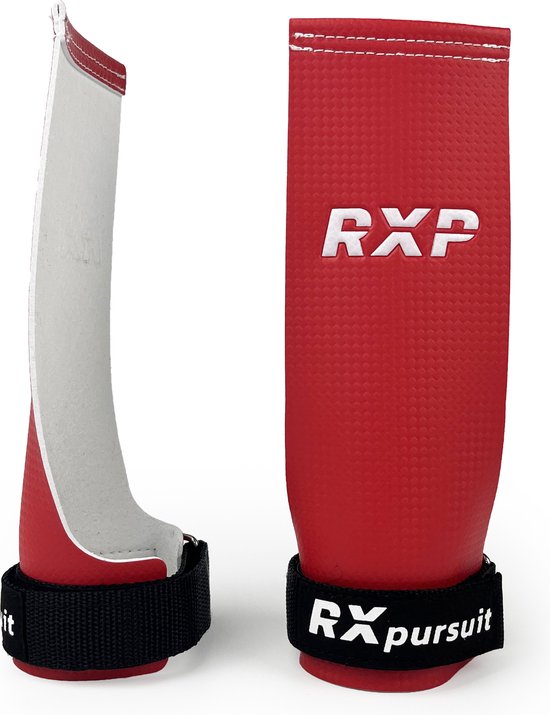 RXpursuit - Fingerless CrossFit Grips - Grips Zonder Gaten - No Holes - Grips Vingerloos - Rood
