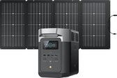 EcoFlow Delta 2 - met 220W dubbelzijdige zonnepaneel - solar - power - generator