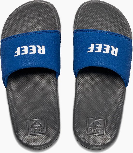 Reef Kids One Slide Jongens Slippers - Grijs/Blauw