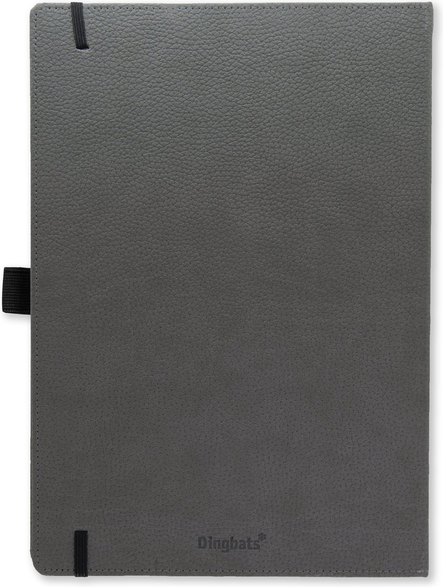 Dingbats* wildlife carnet de notes a4 - grey elephant pointillé