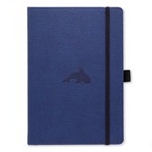 Dingbats A4+ Wildlife Blue Whale Notebook - Dotted