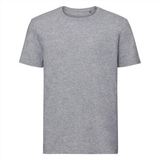Russell - Pure Organic T-Shirt - Grijs - 100% Biologisch Katoen - XL