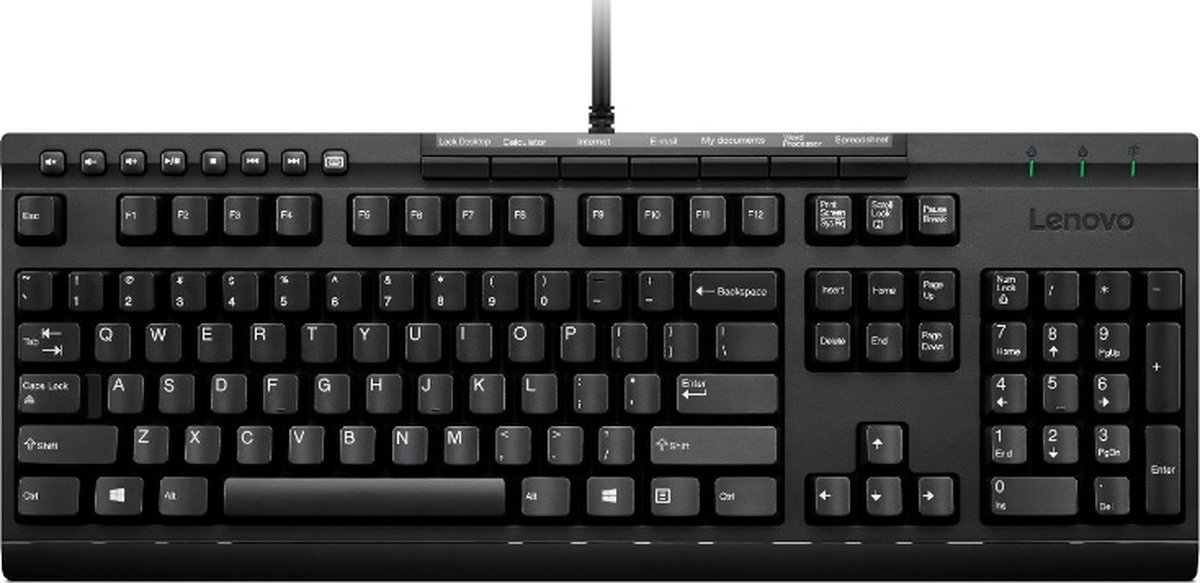 Lenovo 700 Multimedia USB-toetsenbord (Nederlands)