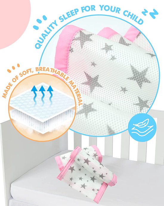 Bedomranding baby Bedbescherming Baby Bed Bumper