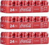 Coca Cola Triple Pack canette 3x 24x330 ml UE