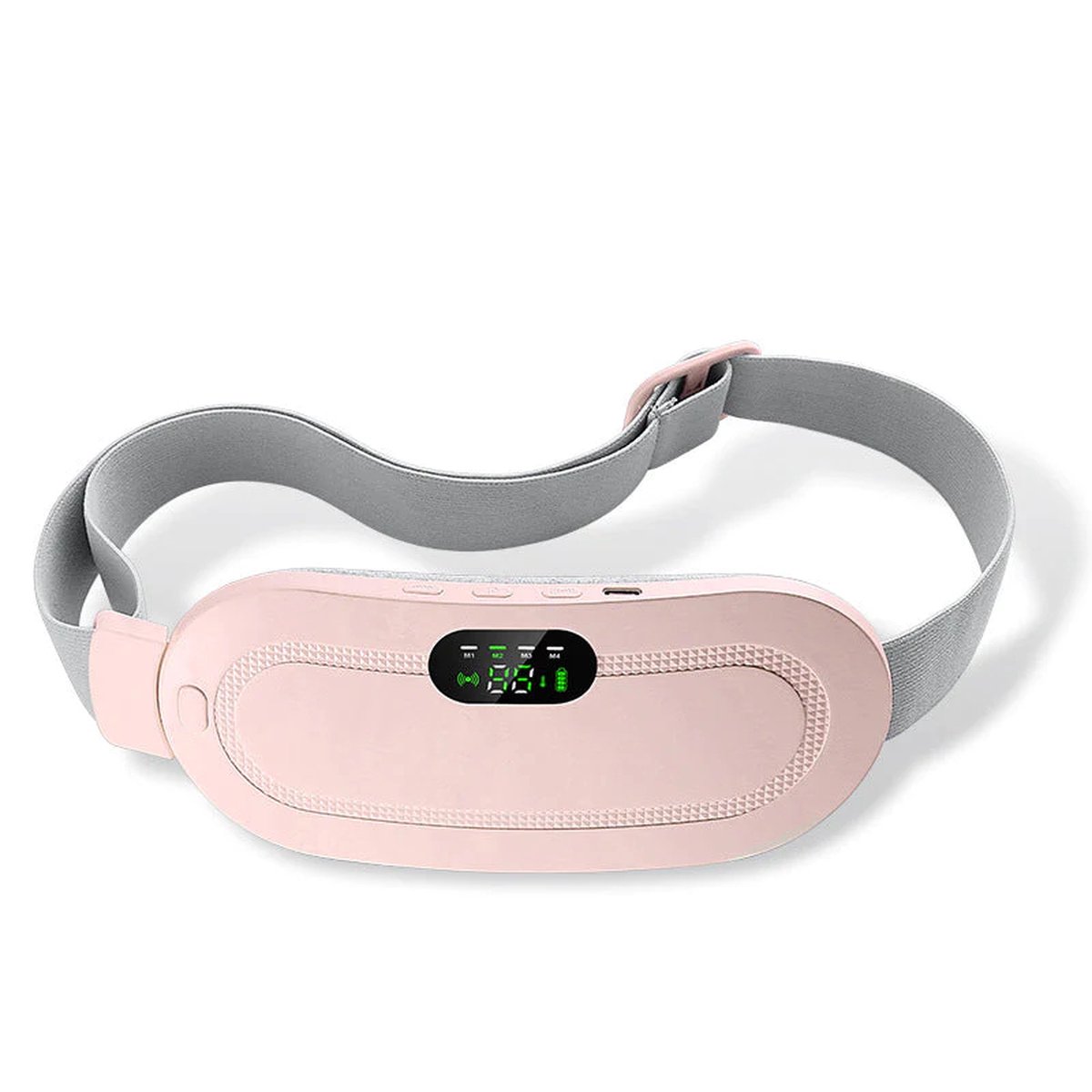 Menstruatie warmteband- Massage- Pijnverlichting- Massagekussen- kruik- Verwarmde Menstruatieband – Verwarmingskussen– Elektrisch Apparaat - Verwarmingsmat– Rug - Buik– 3 Warmte standen – Triltechnologie – Vibratie - Roze- Ivoor Wit- Moederdag- Vrouw