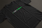 Shirt - Onlygames - Wurban Wear | Grappig shirt | Gaming | Unisex tshirt | Wit & Zwart
