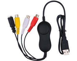 Ezcap Video Grabber - USB2.0 UVC Analoog naar Digitale Video Capture - PAL/NTSC - Incl. Software voor Windows