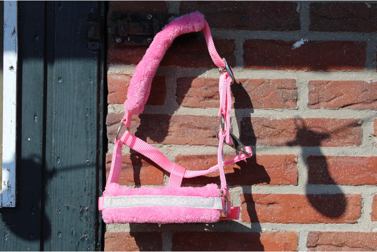 MHS Halster Glitter Cob Roze / Zilver