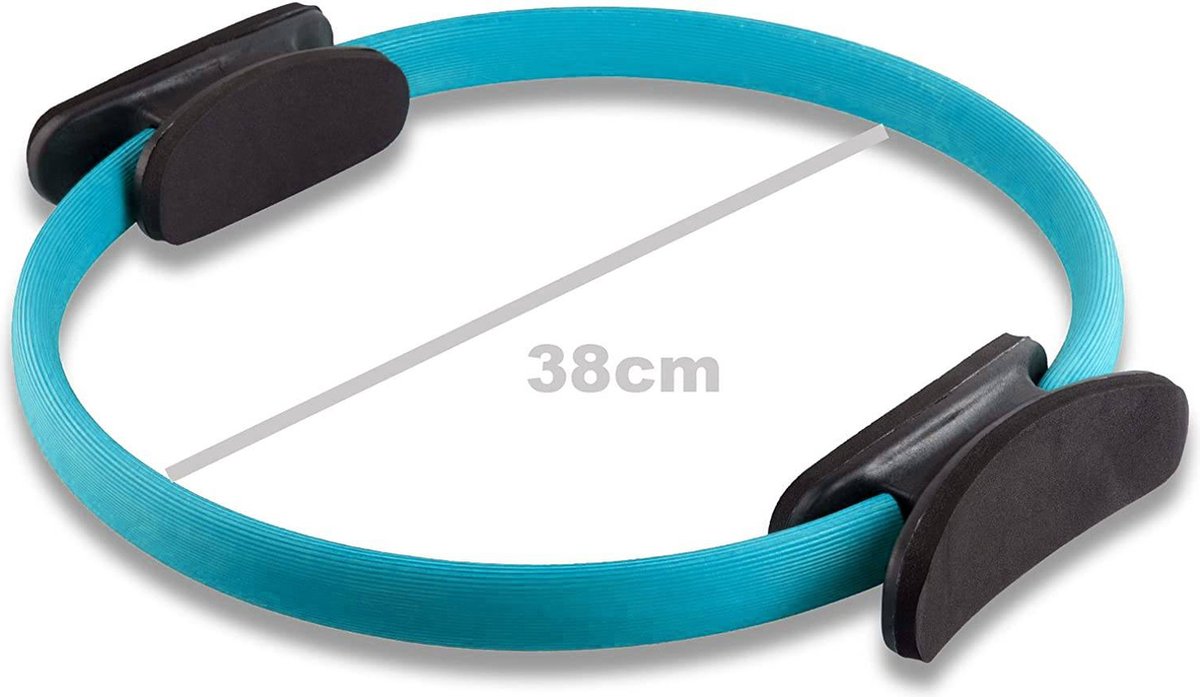 QWORK 38 Cm Pilates Circle For Full Body Workout, Weerstandsring For