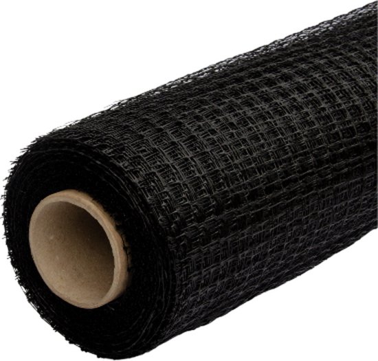 Black Deco Mesh 6 Inch