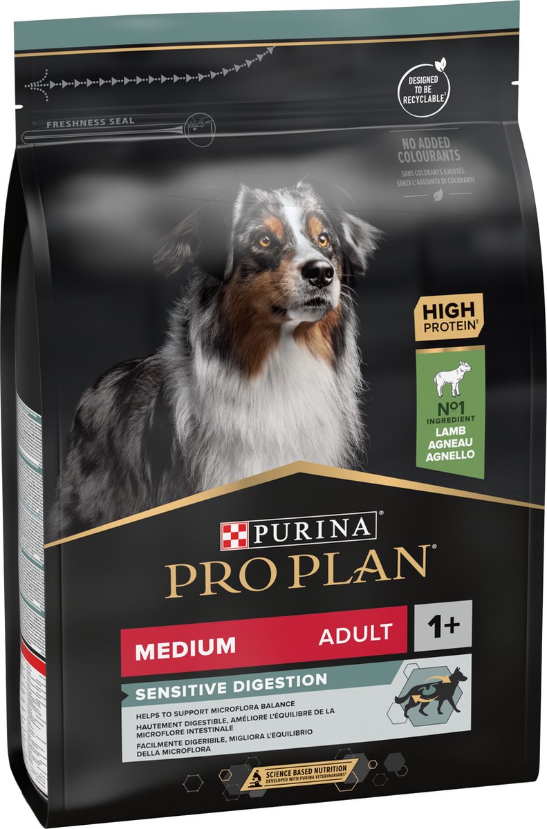 3kg Sensitive Digestion Medium Adult Lam & Rijst Purina Pro Plan Hondenvoer